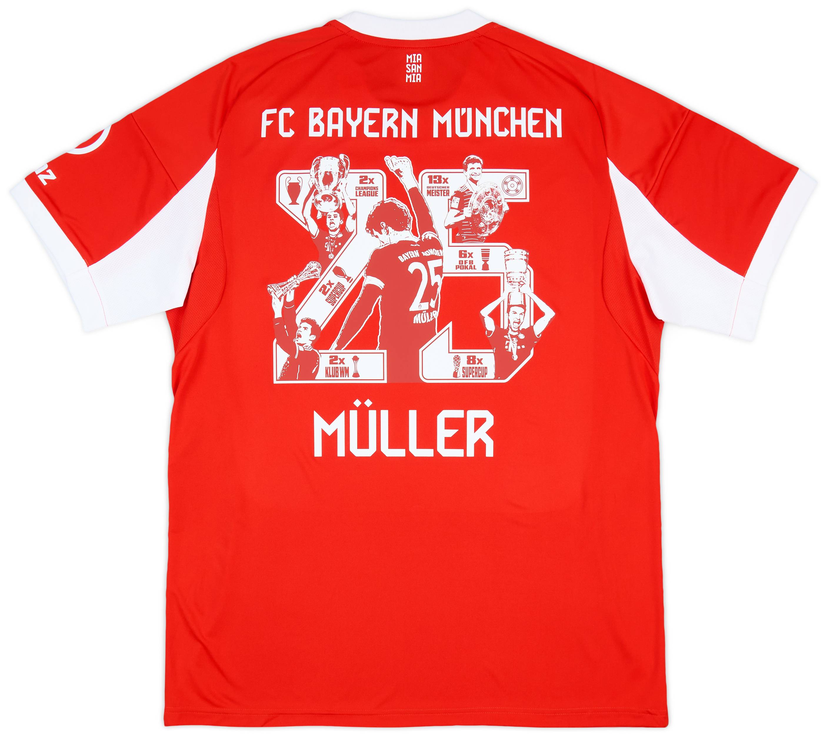 2025-26 Bayern Munich Home Shirt Muller #25