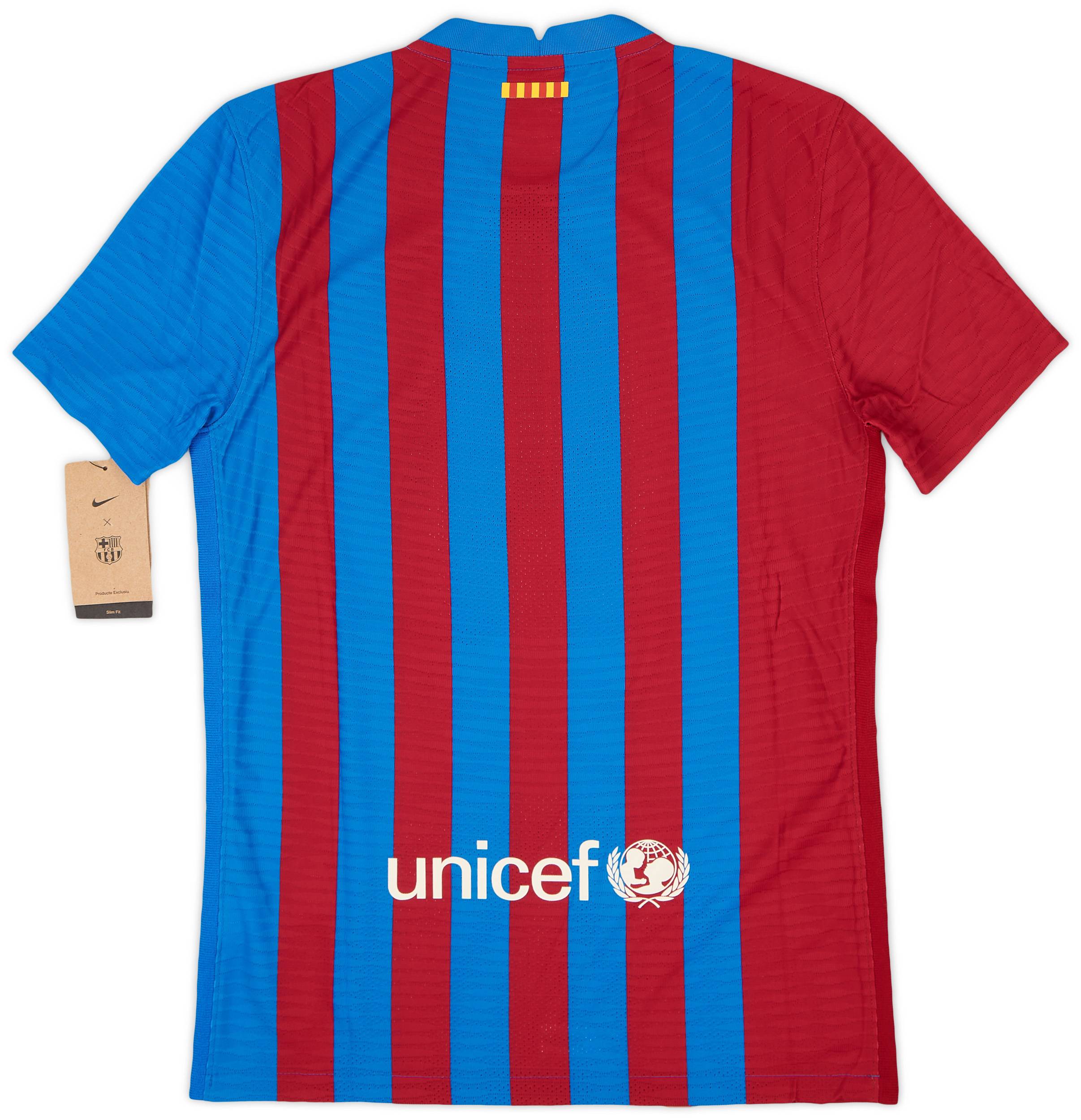 2021-22 Barcelona Authentic Home Shirt (S)