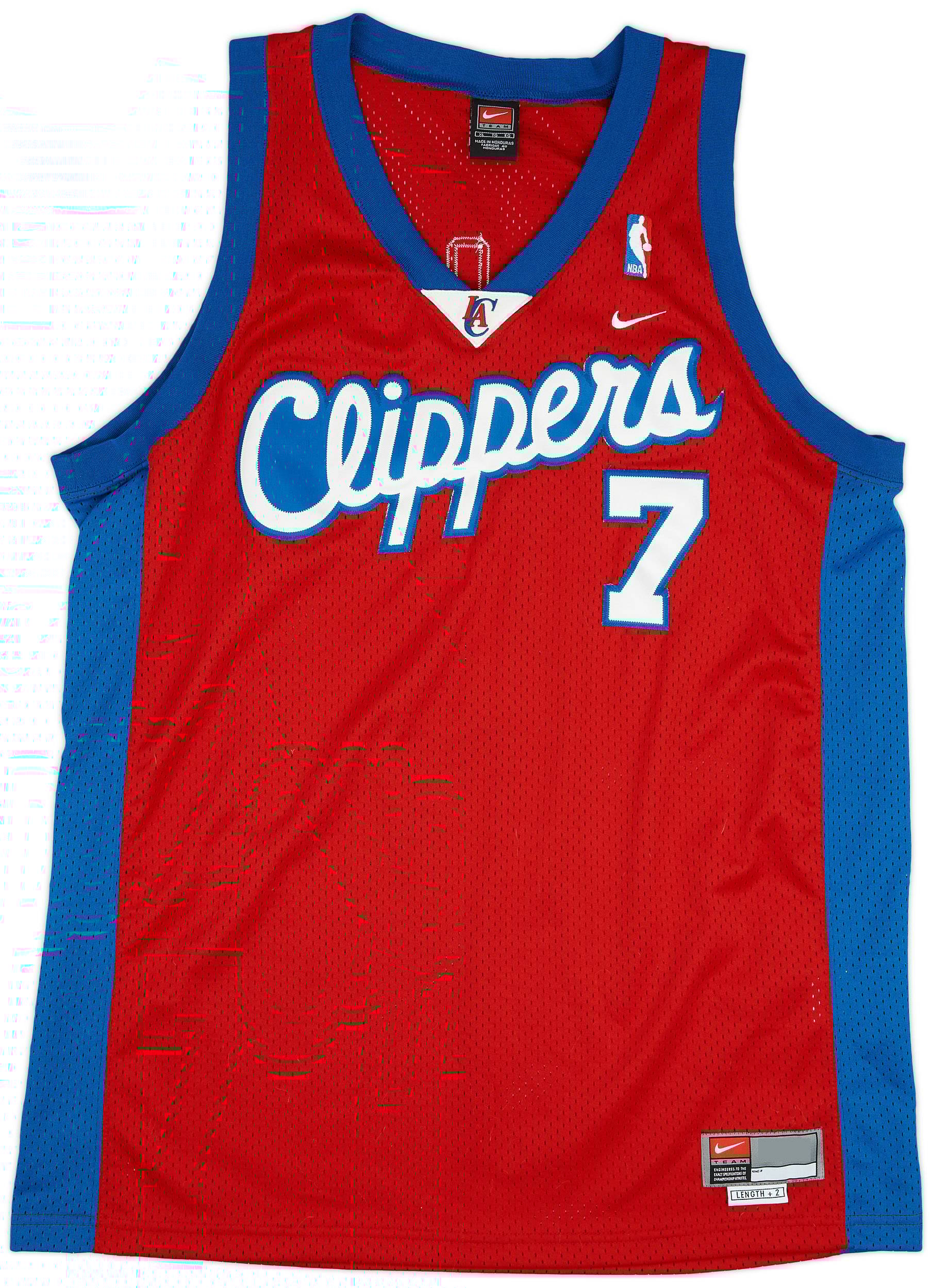 2000-03 LA Clippers Odom #7 Nike Swingman Away Jersey (Excellent) XL