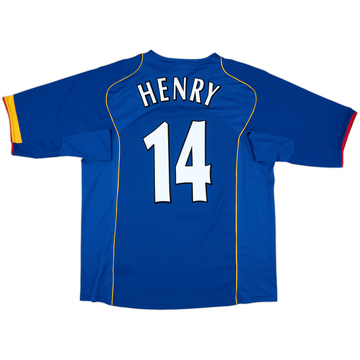 2004-06 Arsenal Away Shirt Henry #14 - 8/10 - (XL.Boys)