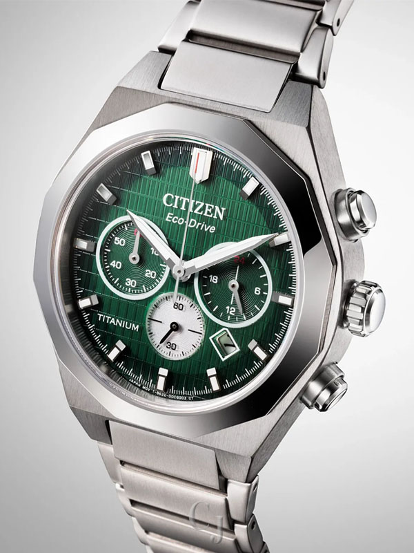CITIZEN ZENSHIN SENKEI GREEN DIAL MEN'S WATCH CA4691-59X