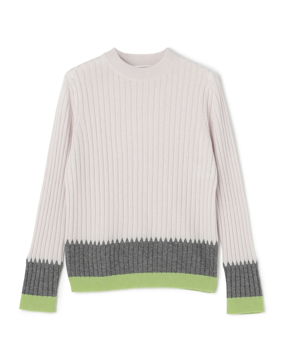 カシミア配色リブ編みニット 49AV JUNKO SHIMADA｜クロスプラス公式