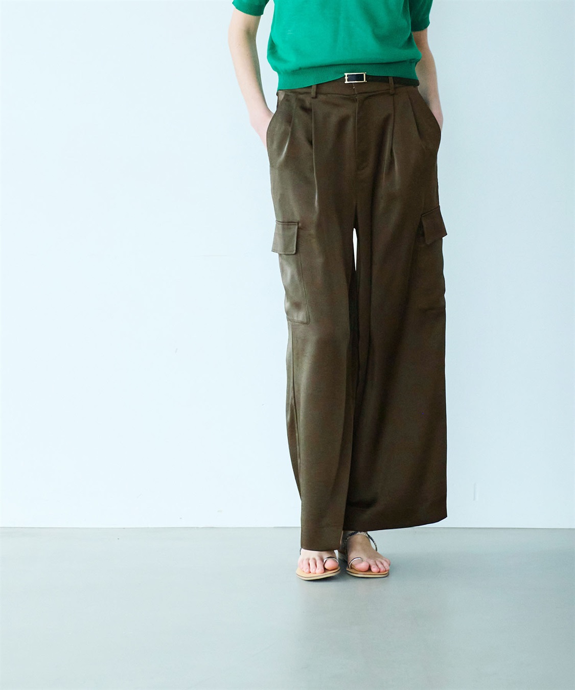 ヴィンテージサテンカーゴパンツ N.O.R.C｜クロスプラス公式通販サイト