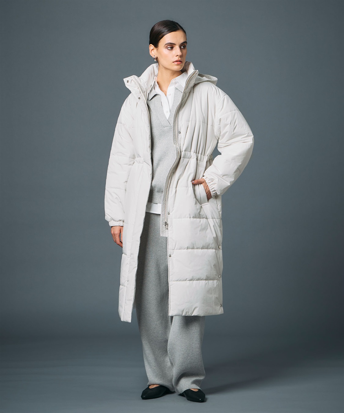 中綿ロングキルトコート【ファンクション】 N.O.R.C｜クロスプラス公式