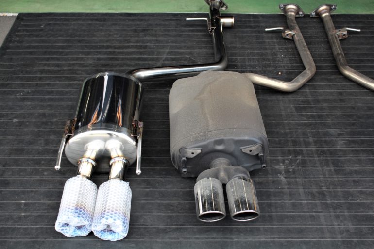 220クラウンにガナドールマフラー取付！ | 相模原店 | 店舗ブログ