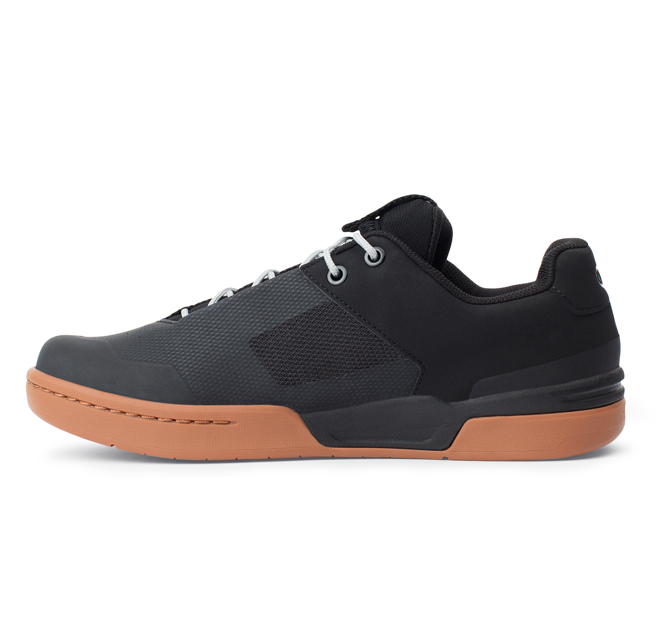 Stamp Lace Flat Shoes - Black/Gum | Crankbrothers