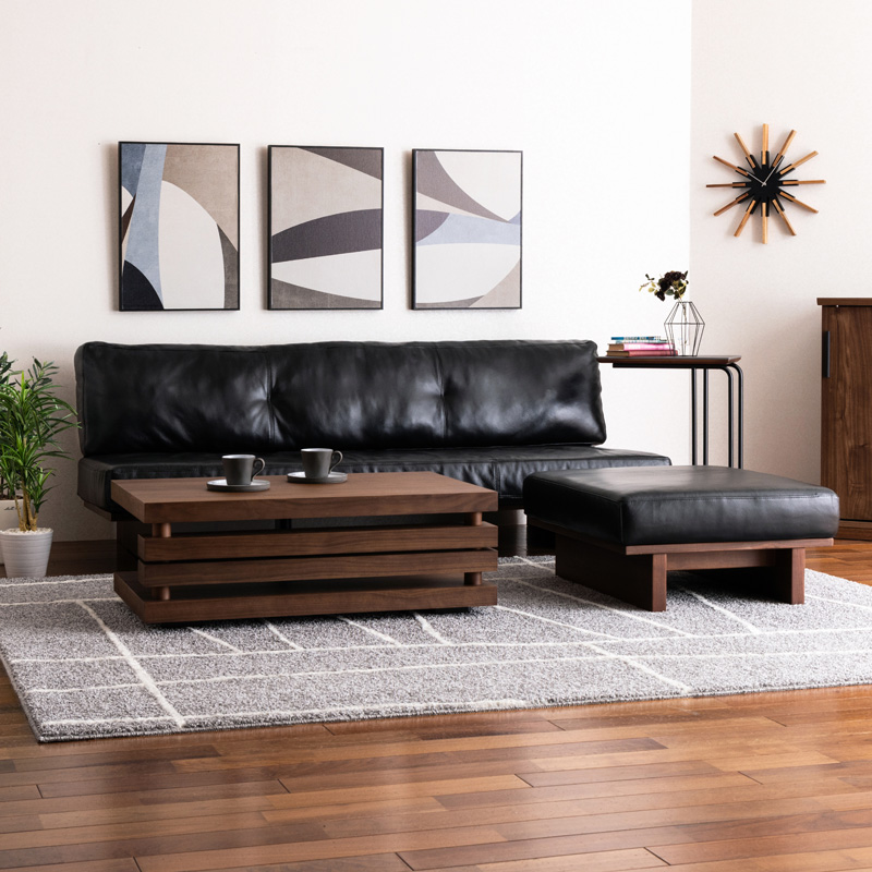 大決算セール5％オフ！】2人掛けローソファー「Blena(ブレナ