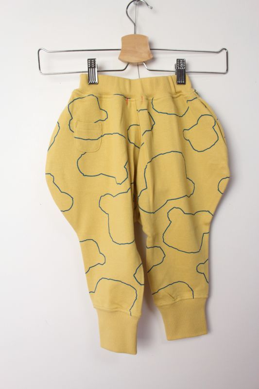 50%off フランキーグロウ FACE BEAR SWEAT PANTS YELLOW サイズ；M