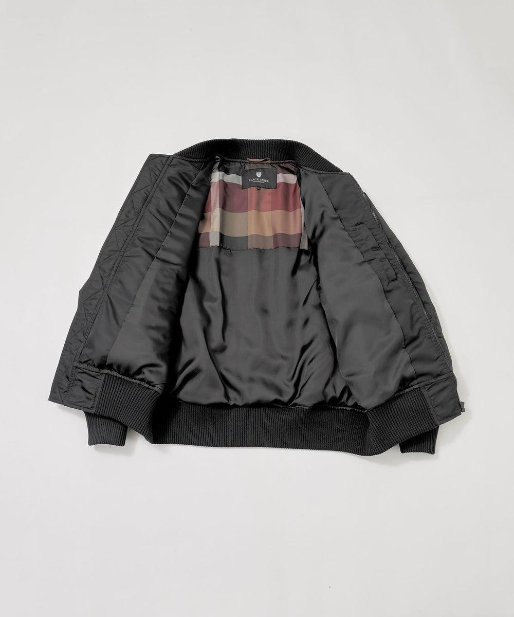 パデッドMA-1フライトジャケット（ブルゾン）｜BLACK LABEL