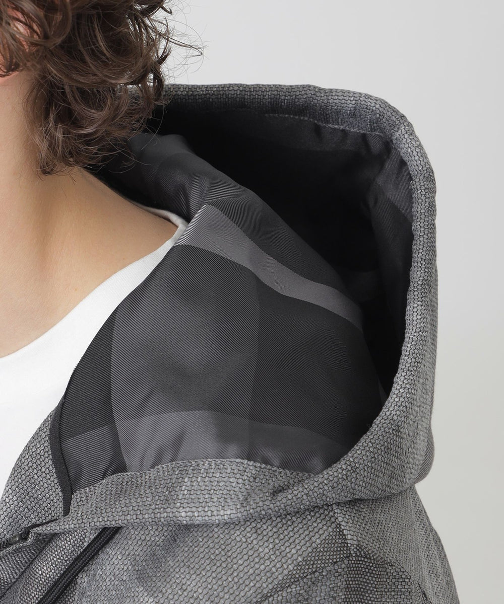 シャドークレストブリッジチェックカラミパーカー（カットソー