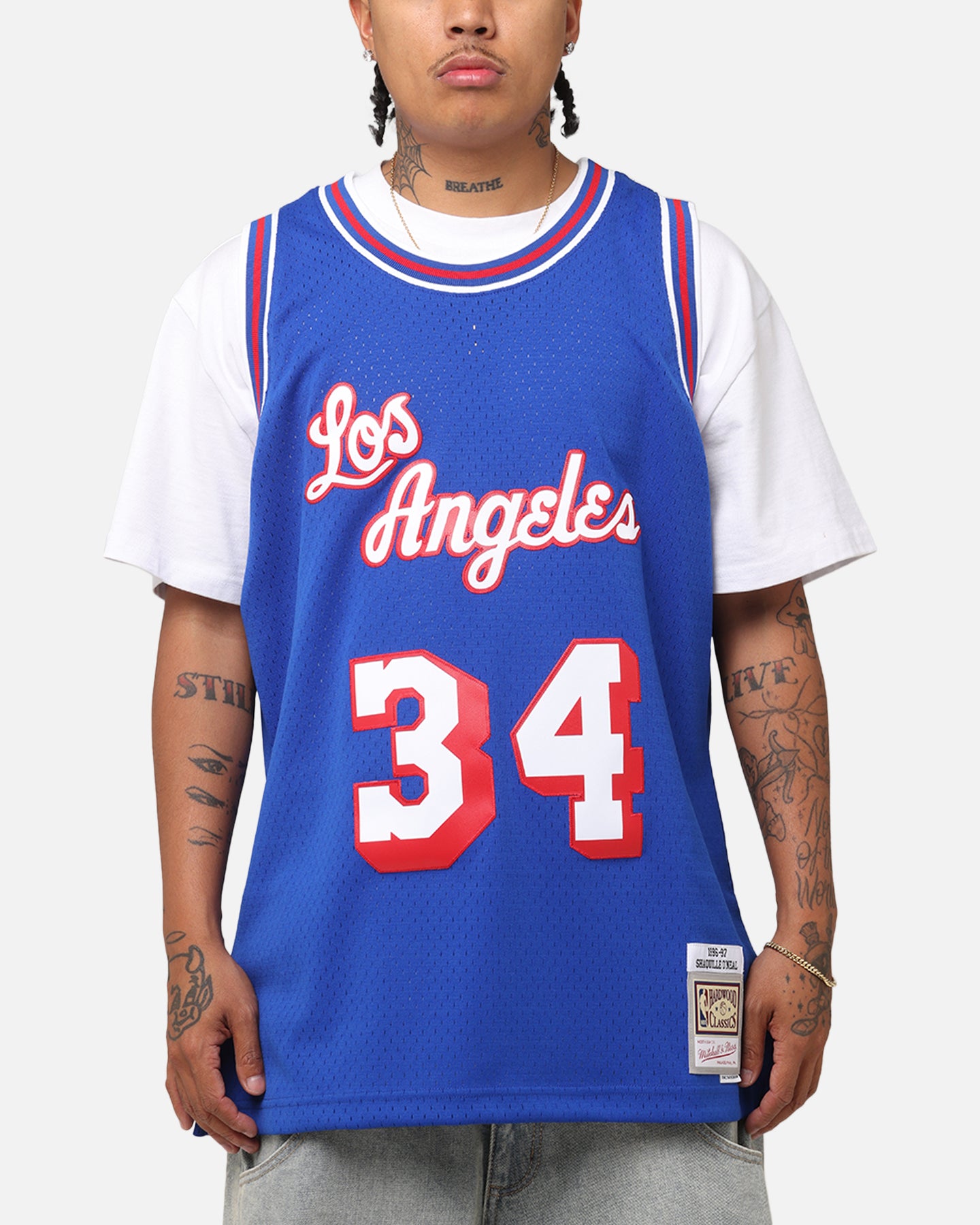 Mitchell & Ness Los Angeles Lakers Shaquille O'Neal #34 'Flags