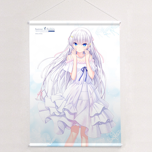 Summer Pockets REFLECTION BLUE]B2タペストリー（鳴瀬しろは／ドレス）