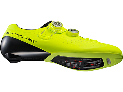 シマノ RC9（SH-RC900）イエロー SPD-SL ロードシューズ（ソックス付