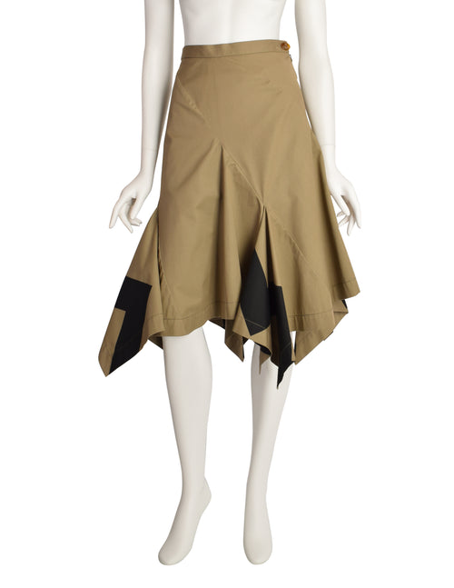 Vivienne Westwood Red Label Vintage Beige Khaki Black Chevron