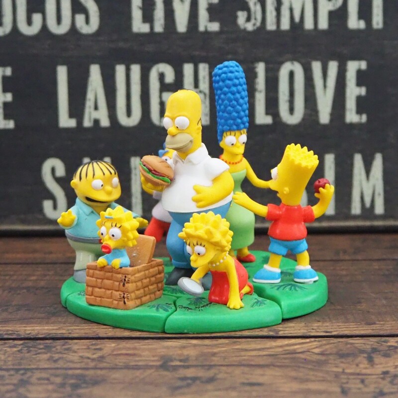 ホーマー・シンプソン バート・シンプソン フィギュアセット 特大