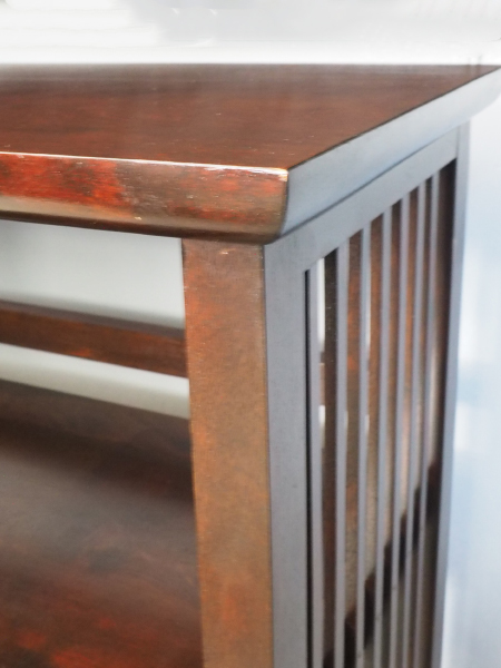 ヴィンテージ　北海道民芸家具　ラック 楽天市場】【開梱設置無料】 北海道民芸家具 書棚 幅90cm 本棚