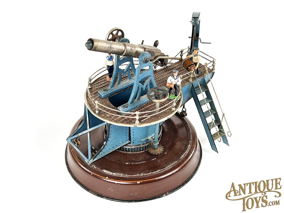 Marklin/Gebrüder Maerklin Tin & Brass Medium #8047 Coastal Gun