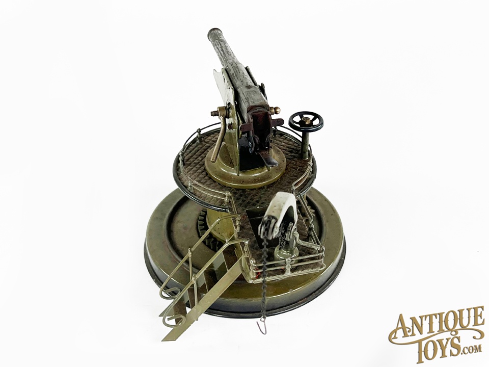 Marklin/Gebrüder Maerklin Tin & Brass Medium #8047 Coastal Gun for