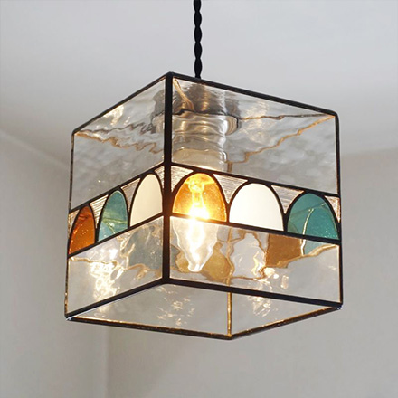 レトロペンダントライト1002 乳白 アトリエ Ansan