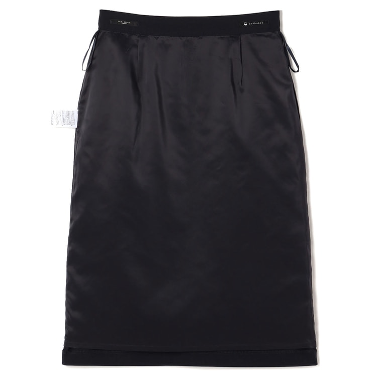 アウトレット】2wayストレッチ セミタイトスカート 紺 セットアップ