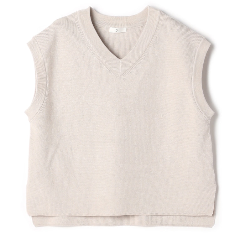 WEB限定商品】畦編みVネックベスト CROSS FUNCTION【AOKI公式通販】