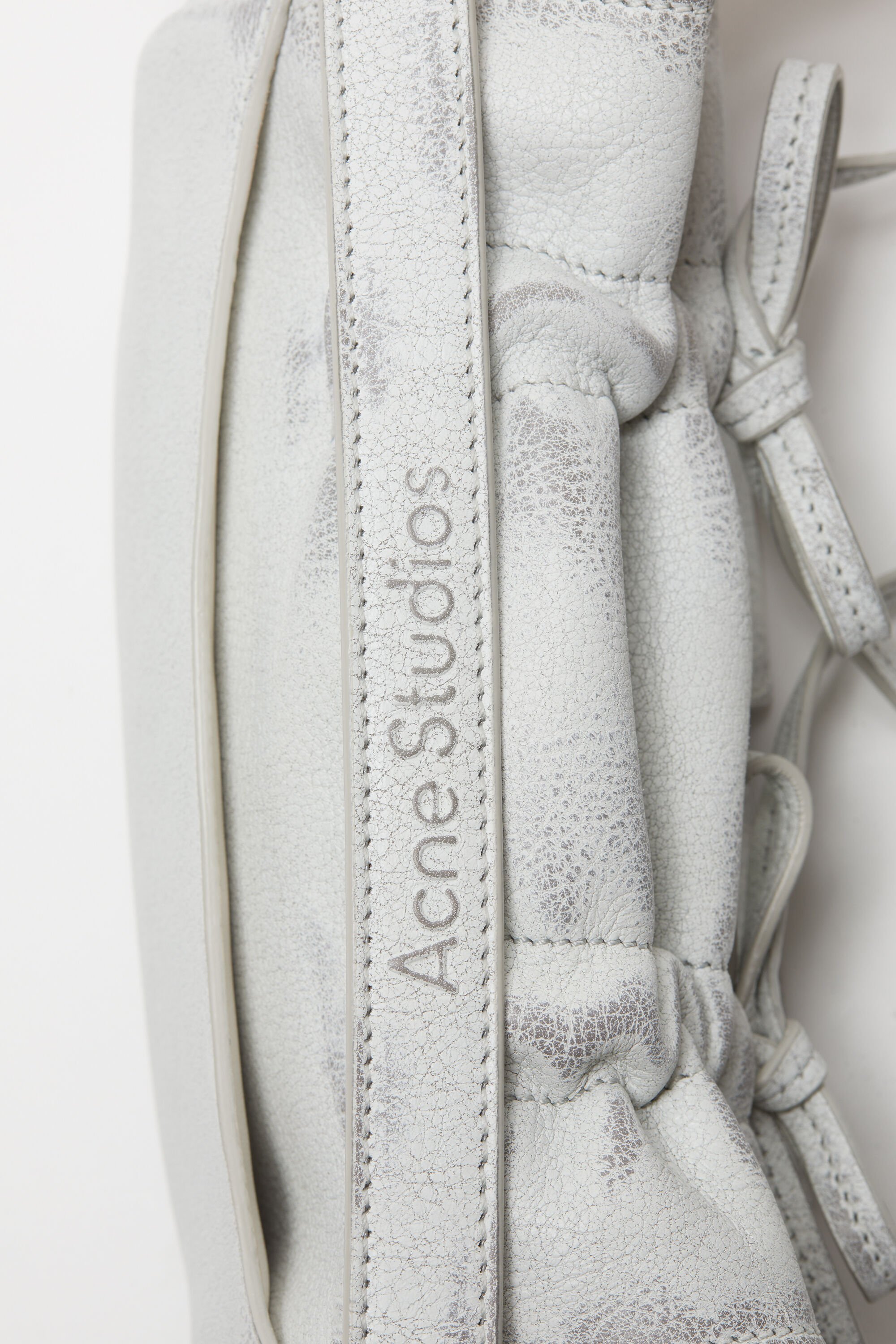 Acne Studios - Multipocket micro bag - White/grey