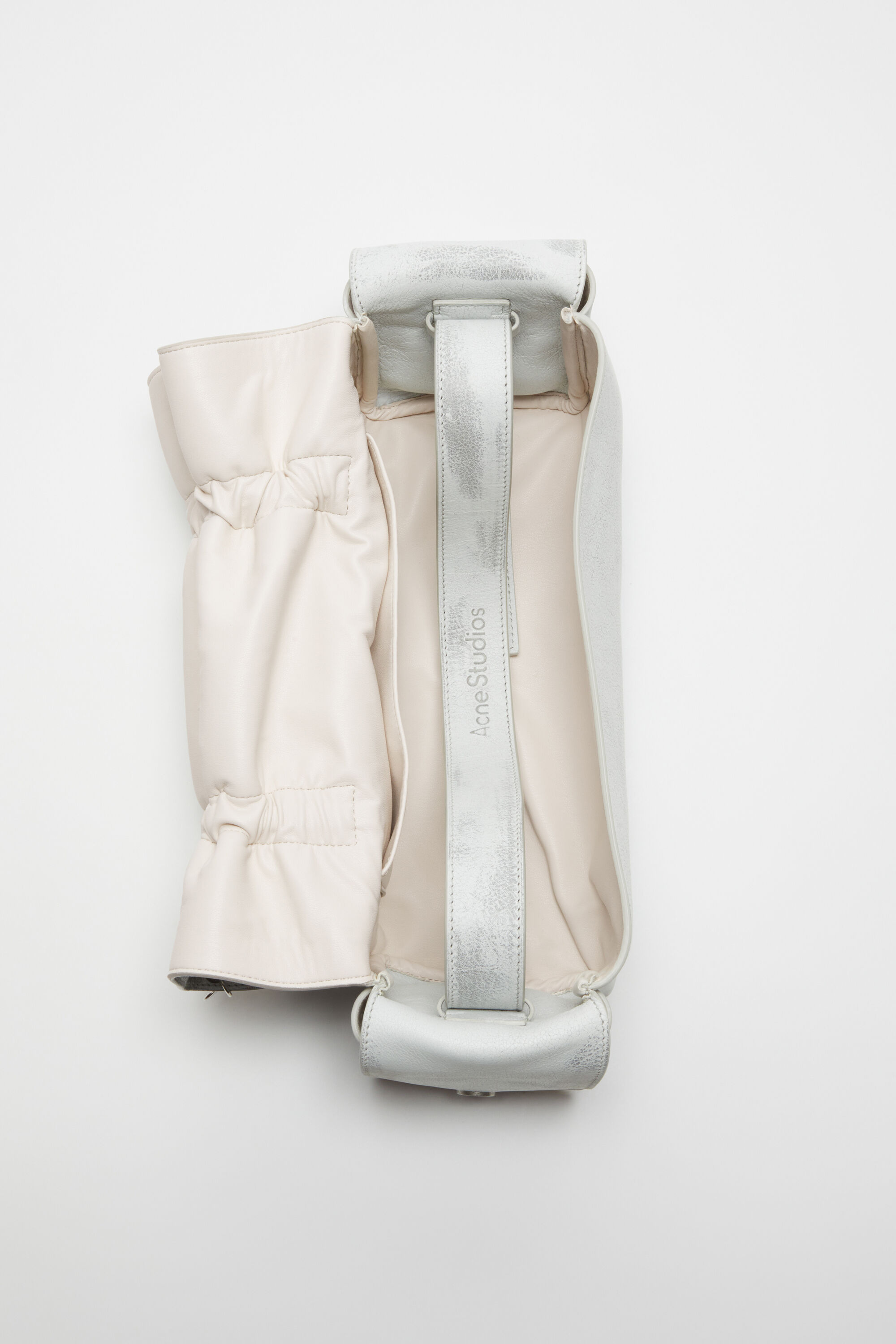 Acne Studios - Multipocket shoulder bag - White/grey