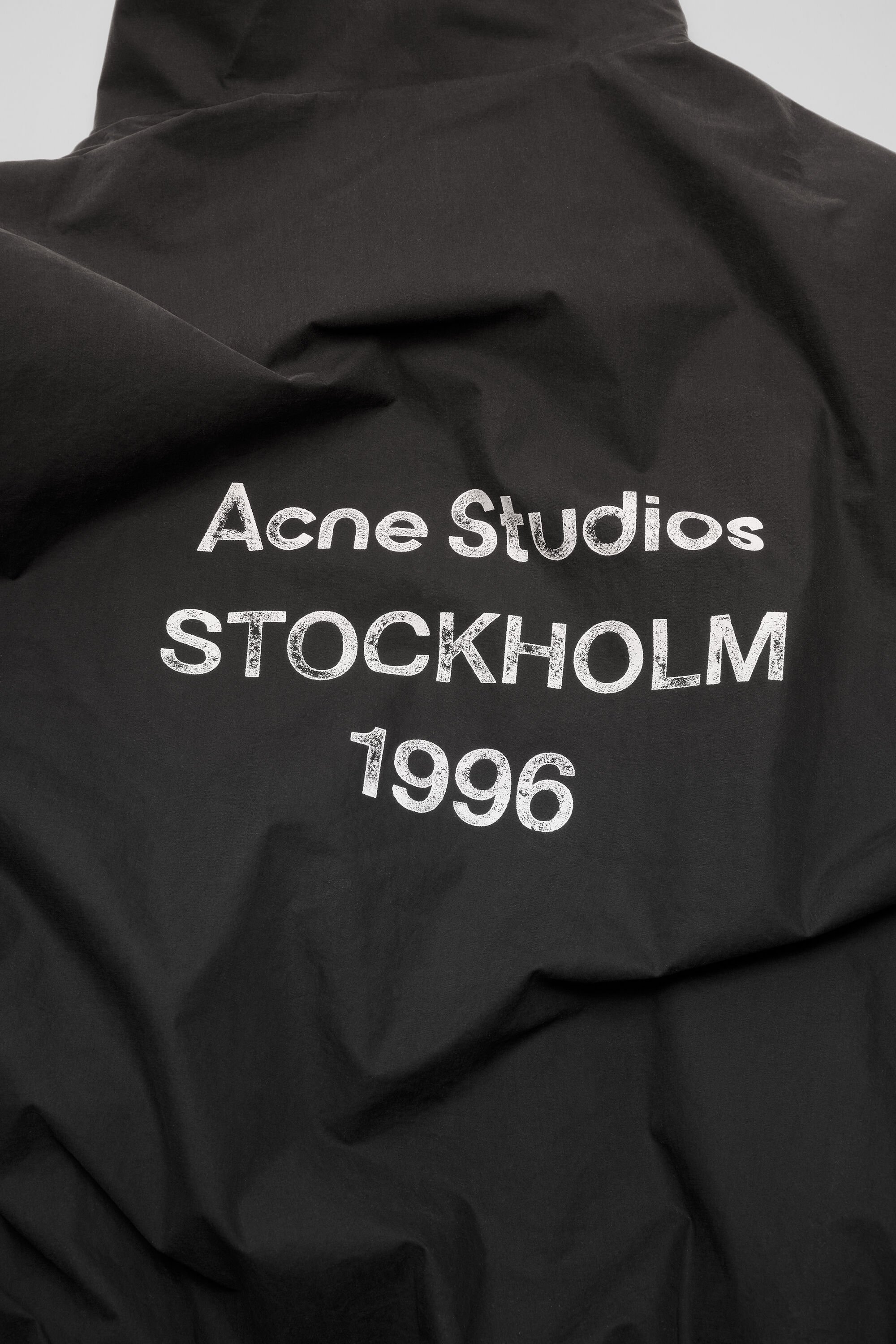 Acne Studios - Washed logo jacket - Black