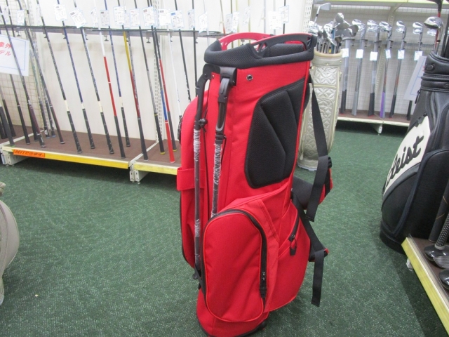 ADAMS GOLF キャディバッグ ゴルフバッグ 赤 レッド ADAMS GOLF