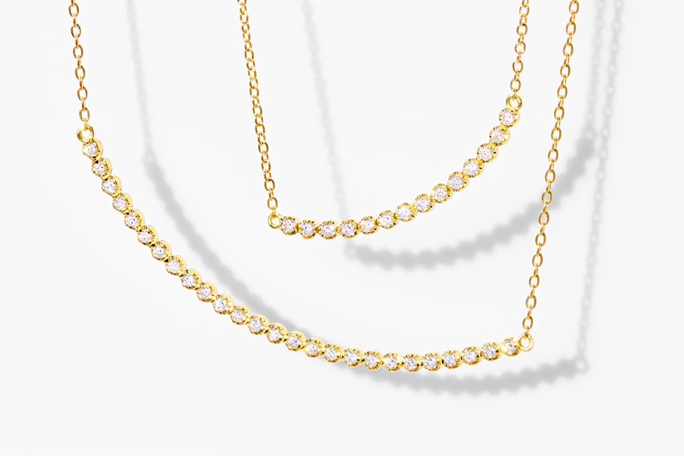 ビンドゥチェーンダイヤモンド ピアス | AHKAH / アーカー | 【公式