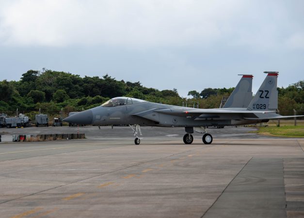 Air Force's Last Active-Duty F-15C Made Its Final Flight at Kadena