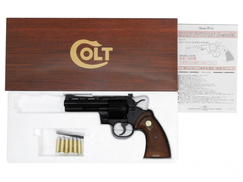 タナカ] コルトパイソン 357マグナム 4インチ Rモデル HW 発火モデル