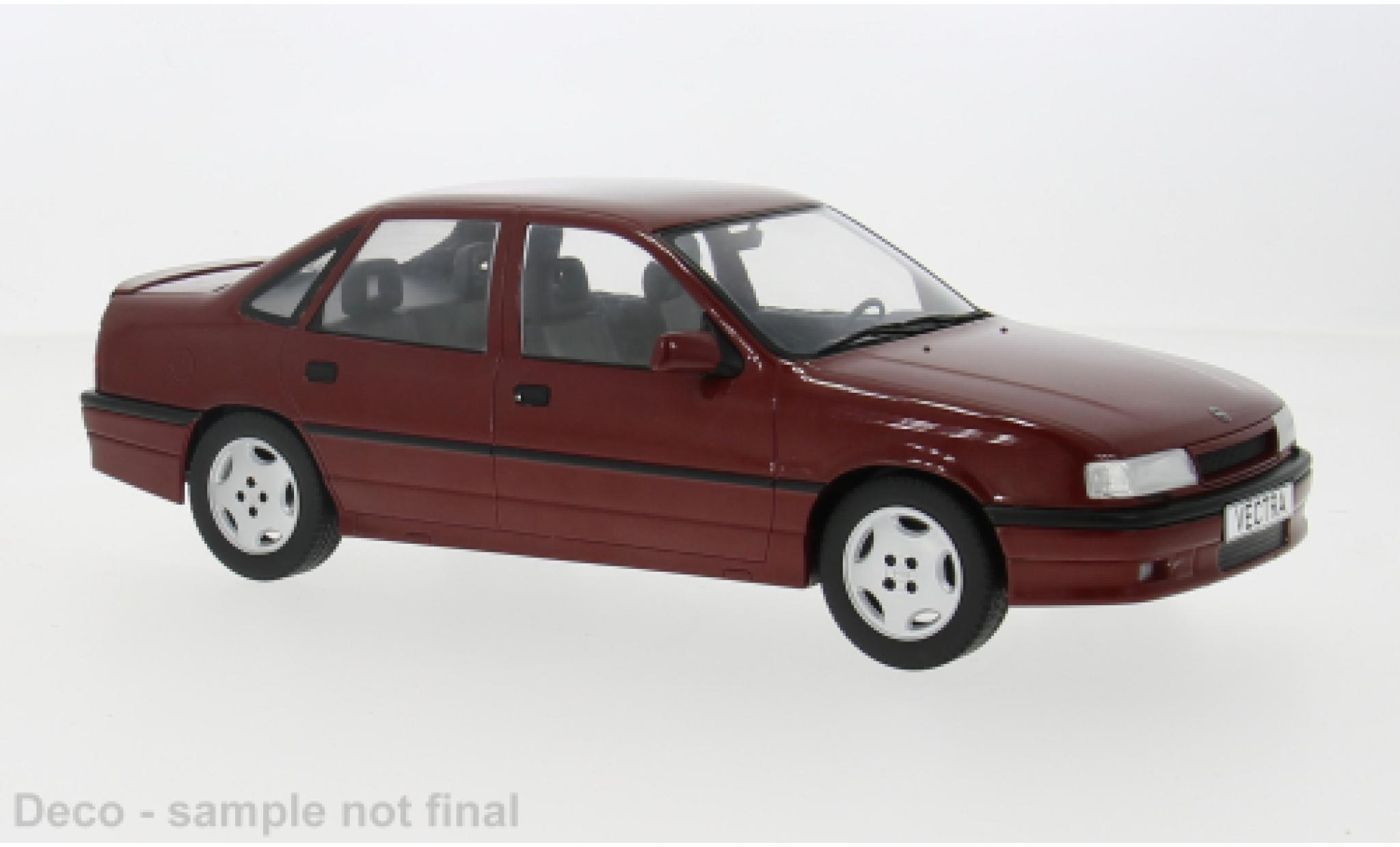 Diecast model cars Opel Vectra 1/18 MCG A 2000 metallise rot 1988