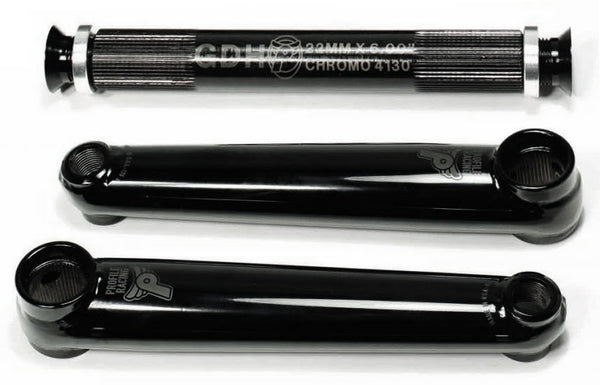 BMX プロファイル NoBoss Crank 170mm,black. Profile No Boss