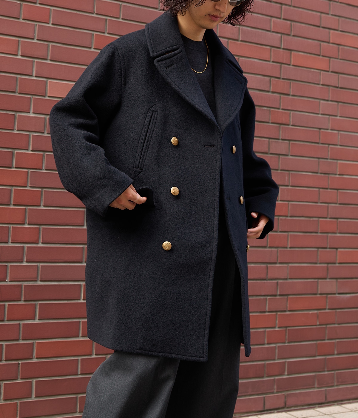 別注 Wool Cashmere Pea Coat | blurhms(ブラームス) / アウター