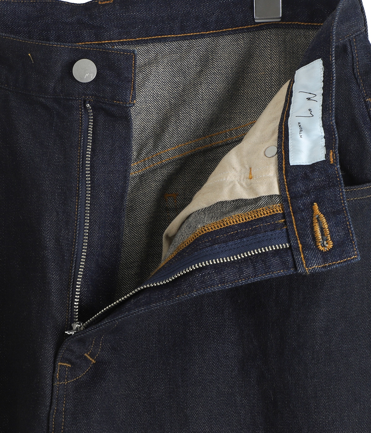 01 SELVEDGE MIDTAPERED 5P DENIM PANTS OW | ANCELLM(アンセルム