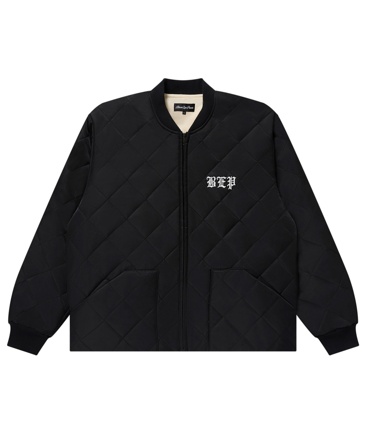 3 LETTER OE QUILTED JACKET | BlackEyePatch(ブラックアイパッチ