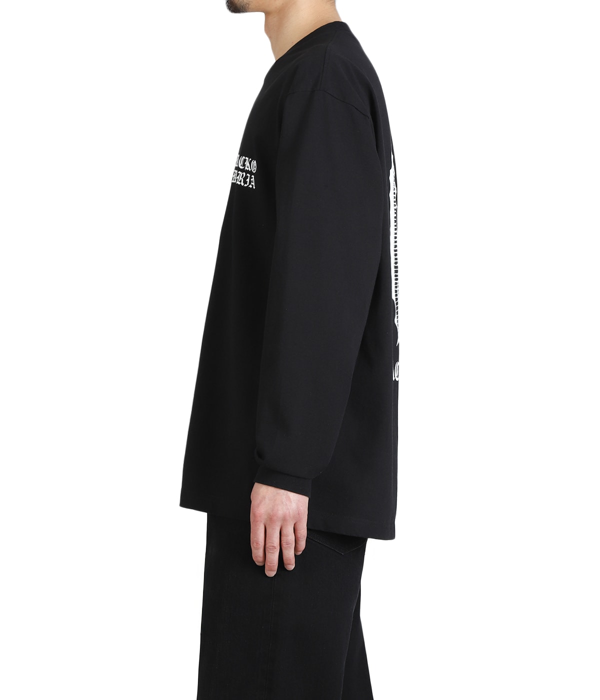 WASHED HEAVY WEIGHT CREW NECK LONG SLEEVE T-SHIRT ( TYPE-1