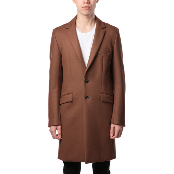 ATTACHMENT カシミヤ混平二重メルトン チェスターコート AC62-217 「Area」