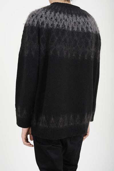 LAD MUSICIAN CREW NECK PULLOVER KNIT NORDIC 2214-042 「Area」