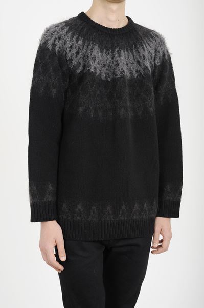 LAD MUSICIAN CREW NECK PULLOVER KNIT NORDIC 2214-042 「Area」