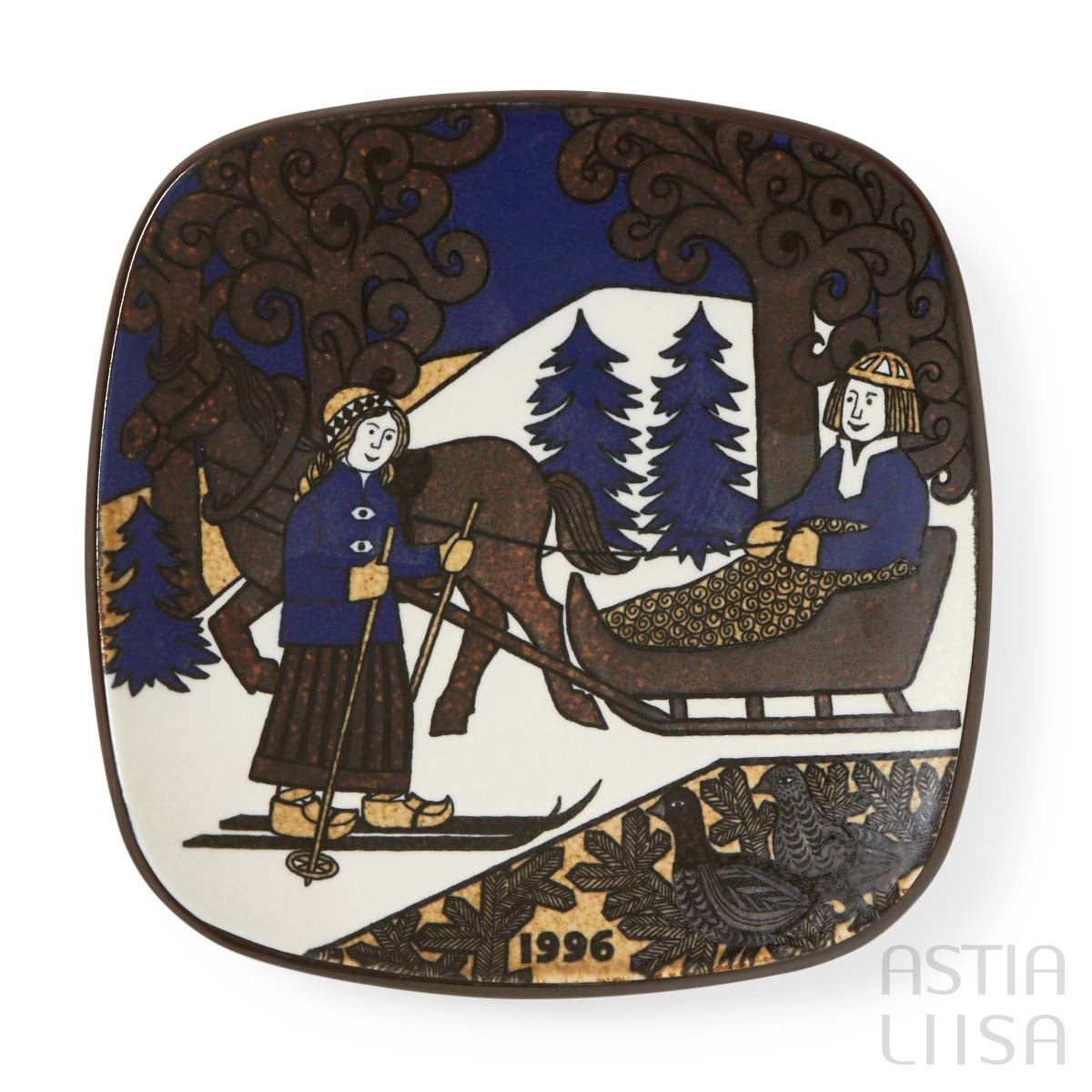 Arabia Kalevala 1996 イヤープレート, ヴィンテージ | Astialiisa Online