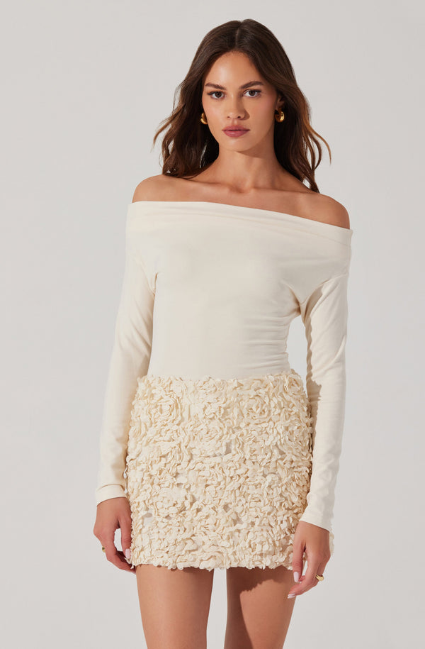 Ena Rosette Mini Skirt - ASTR the Label