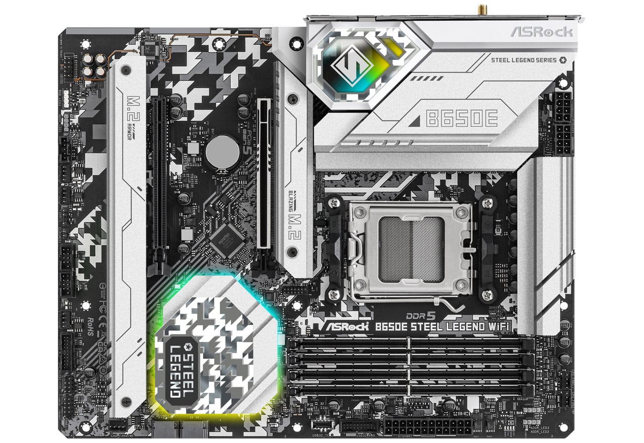 B650E Steel Legend WiFi | ASRock マザーボード AMD B650チップセット