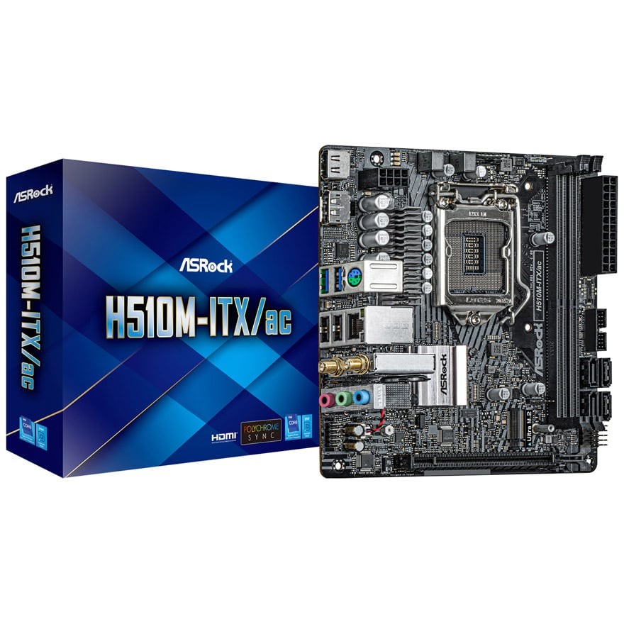 H510M-ITX/ac | ASRock マザーボード Intel H510チップセット | 株式