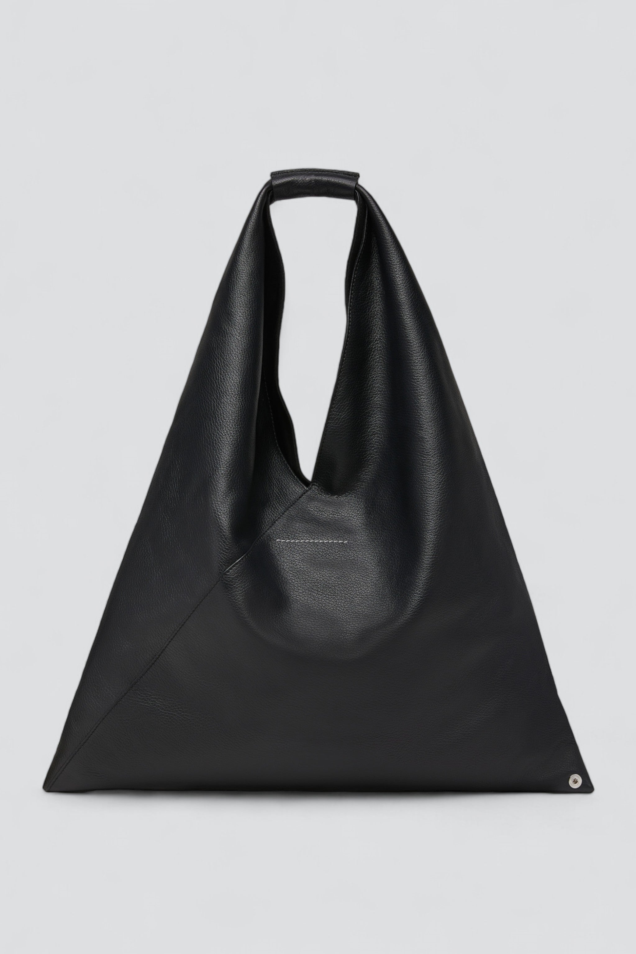 Black Grain Leather Japanese Bag - Maison Margiela MM6 – Assembly