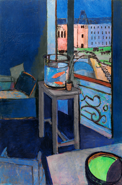 美の履歴書：804）「金魚鉢のある室内」 アンリ・マティス ゆらめき