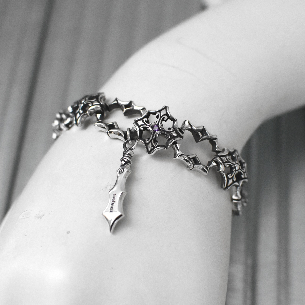 シスルクロス デザイン シルバー925 ブレスレット [誕生石]【cooldust