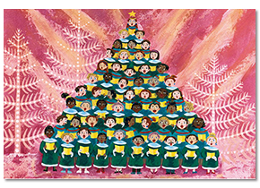 童画家・杉田幸子のアトリエ銀穂[童画で作る]