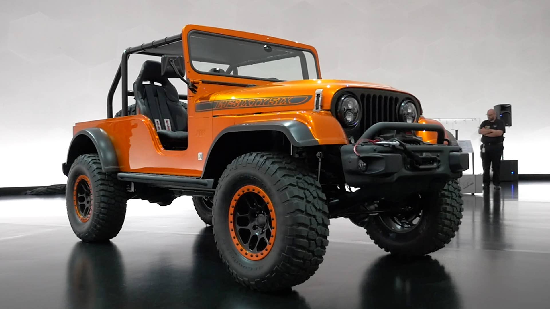 Jeep mixed a CJ, a TJ, and a JK to make this sweet retro CJ66